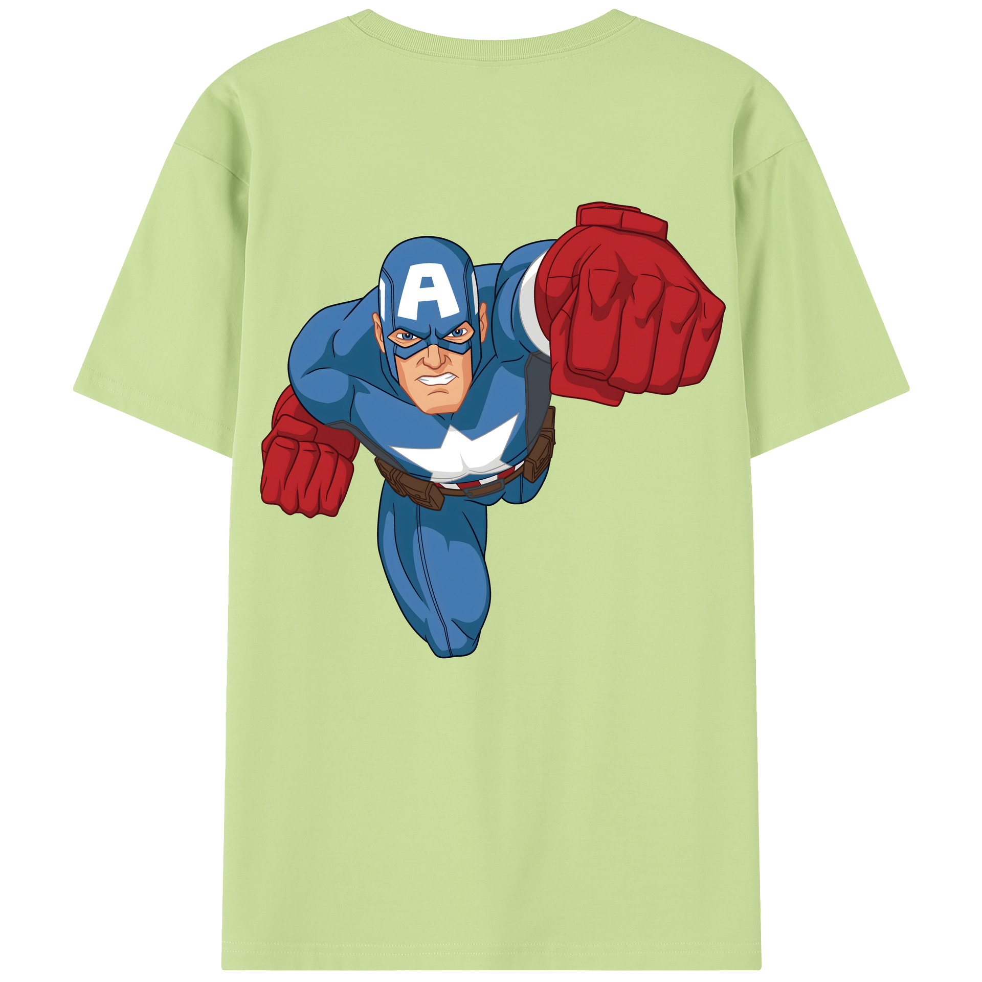 （画像用） アベンジャーズ The Avengers 綿100％半袖Tシャツ（背面プリント）